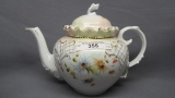 RS Germany Wing mark hand painted coffee pot