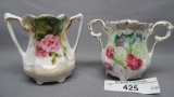 2 RS Prussia floral 2-handled toothpicks