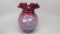 Fenton mulberry caprice vase