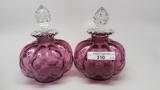 2 Fenton 5: perfume bottles
