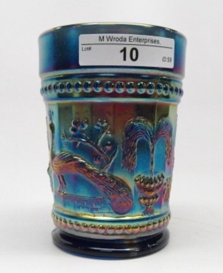 Nwood Peacock at Fountain electric blue tumbler.  WOW!