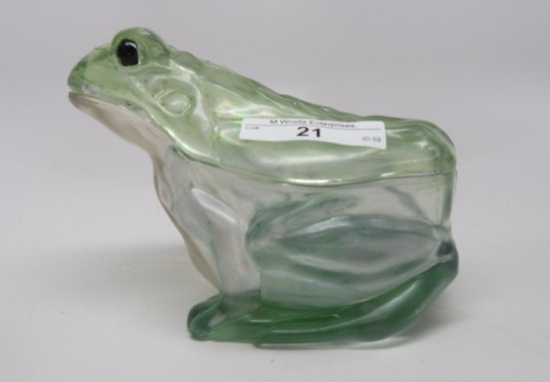 Flint Glass Company IG Frog Candy Container