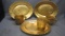 Imperial Candlewick Gold Encrusted #96 Snack Set  Selling Choice one set ha