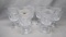 Imperial Cape Cod Crystal 6-1 Beaded Stem Goblets