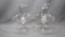 Imperial Candlewick Crystal 2 Beaded Crimped Candleholders with Epergnes #6