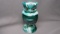 Imperial Jade Slag Owl Jar and Cover