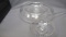 Imperial Candlewick Crystal Center Bowl Turned Down Beads 12.5