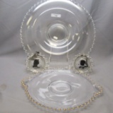 Imperial Candlewick Crystal Salad Center Bowl- 92, 72D 10