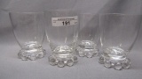 Imperial Candlewick Crystal Egg Cups - 4 - #19