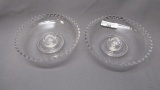 Imperial Candlewick Crystal 2- Candleholders 6