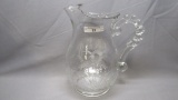 Imperial Candlewick Crystal 80oz Pitcher #24 Wheel Cut 279 FLoral