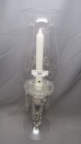 Imperial Candlewick Crystal PRism Candleholder 1753 hurricane
