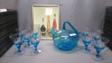 Imperial Blue Booze Pot with 10 Cordials and Deal er Display Sign