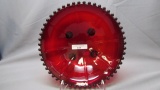 Imperial Ruby Candlewick 4toed Bowl 74B