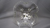 Imperial Candlewick Crystal Crimped Bowl 74sc