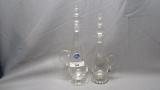 Imperial Candlewick Crystal 2- Handled Cruets #70 and #71