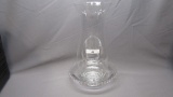 Imperial Candlewick Crystal 2 pc Hurricane Lamp #178 RARE