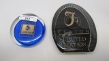 2 Fenton Paperweights as shown