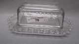 Imperial Candlewick Crystal California Butter no Beaded Lid #276