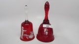 2 Fenton HP Red Bells as shown