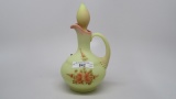 Fenton HP Burmese Cruet w/ stopper