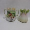2 floral toothpick holders as shown