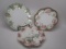 3 floral RSP plates 7-8