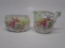 Early Years RSP floral hand painted cr/sug set breakfast set