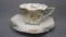 RS Prussia floral cup and saucer