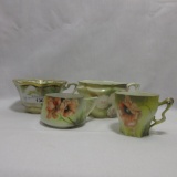 4 assorted cups as shown