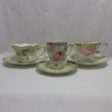 3 RS Prussia floral c/s sets as shown