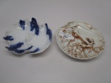 2 early years ashtrays, cobalt & anchor