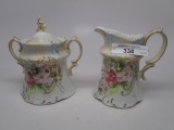 Early Years RSP HP floral cream sugar set