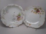 2 Early Years RSP hand painted floral bowls