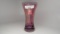 BOHEMIA CRANBERRY BOHEMIA CRYSTAL SLOVAKIA LATE