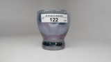 BEVERLY shot glass 2 1/2 inches BLUE LATE