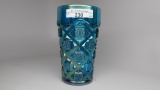 CHECKERBOARD tall TURQUOISE LG WRIGHT WESTMORELAND CONTEMPORARY