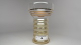 ARAMIS small LIGHT MARIGOLD DUNBAR FLINT GLASS CO. LATE