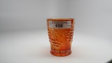 GRAPE AND CABLE shot glass MARIGOLD NORTHWOOD VINTAGE