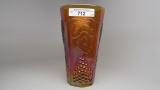 HARVEST tall 6 inches AMBERISH INDIANA GLASS CONTEMPORARY