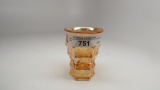 HEAVY VINE shot glass MARIGOLD RINDSKOPF VINTAGE