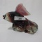 Fenton  koi fish as shown- Plum Opal