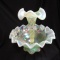 Fenton topaz opal single lily epergne