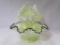 Fenton topaz opal 3 lily epergne-thumbprint