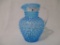Fenton blue opal hobnial syrup pitcher