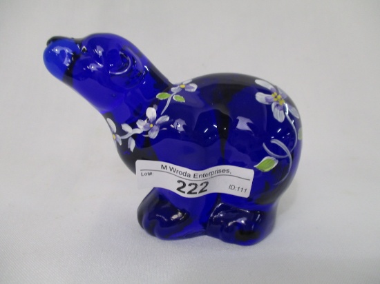 Fenton decorated Polar Bear