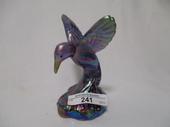 Fenton decorated 5" Hummingbird as shown