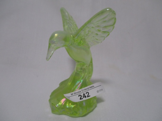 Fenton decorated 5" Hummingbird as shown