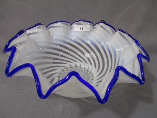 Fenton Blue Ridge- 10" large bowl