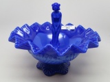 Fenton periwinkle nymph in bowl